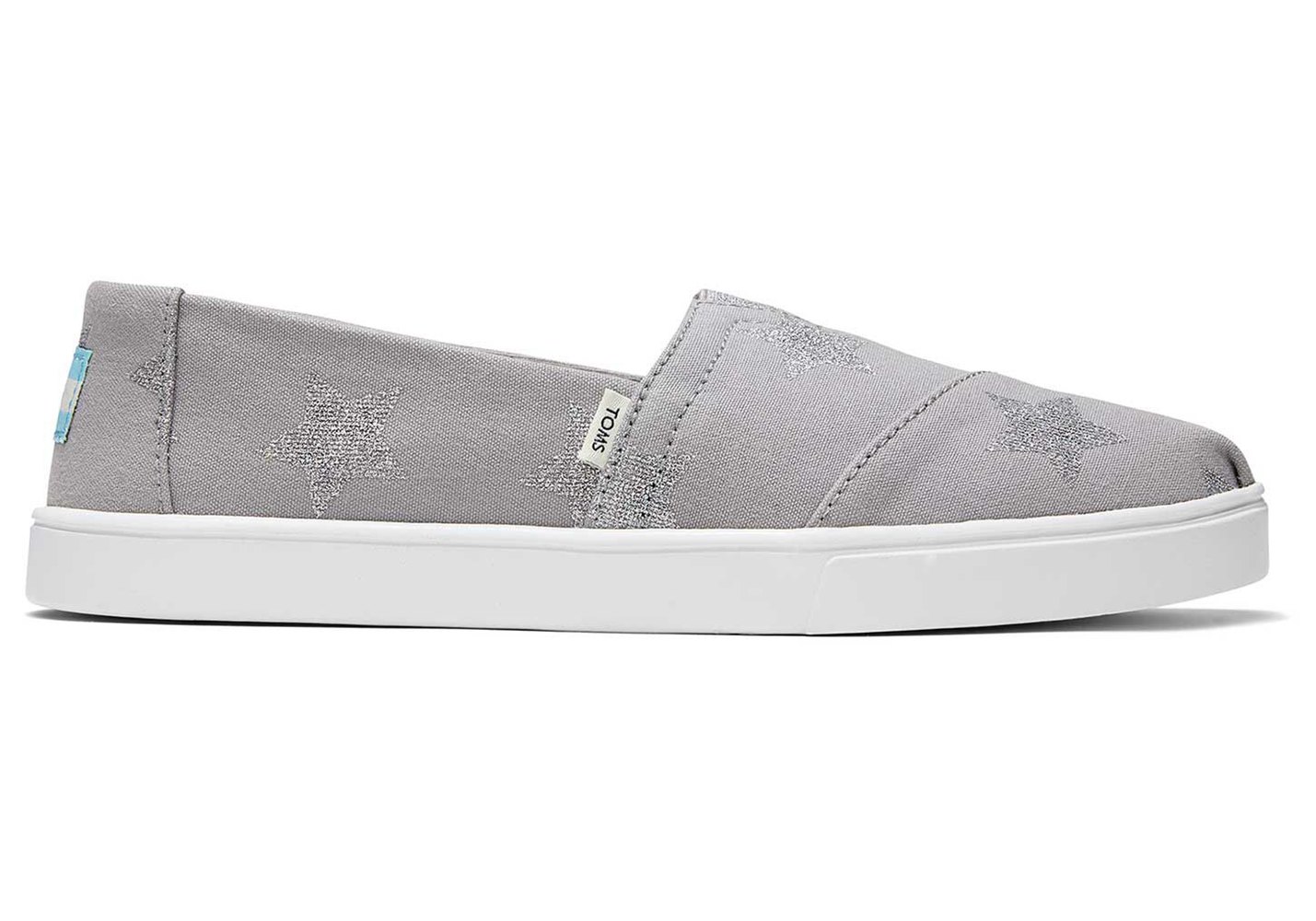 Toms Alpargata Cupsole Slip On Espadrille Grey - Womens - 30241-VPUE